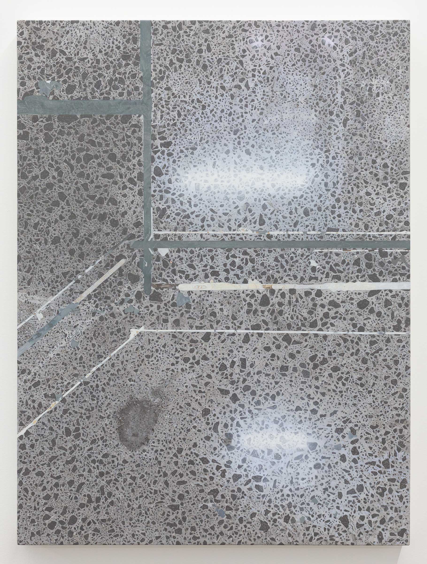 Concrete Floor 3, 2025, acrylic on board, 80 x 60cm