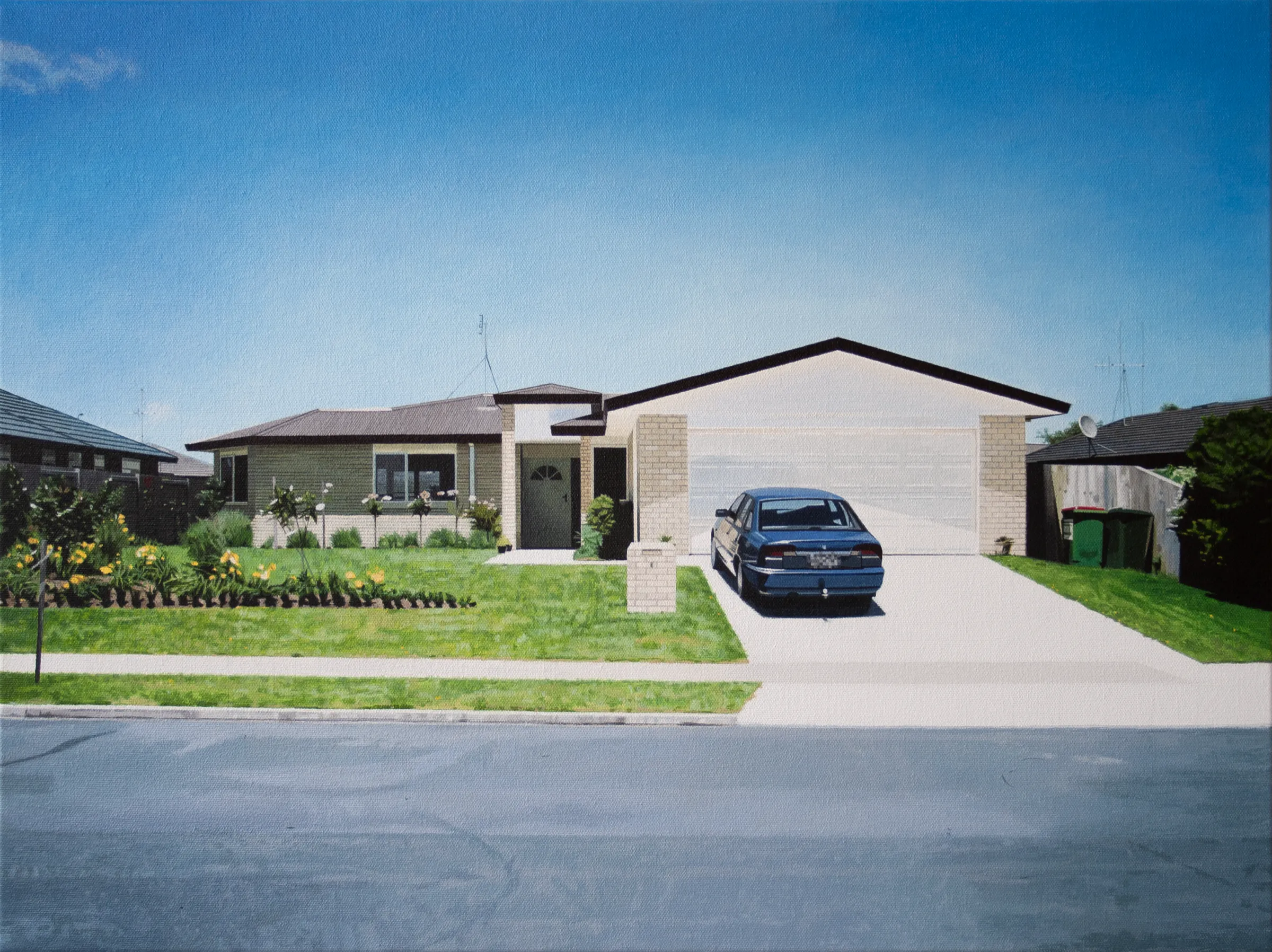  A Sunny Day in Hamilton, 2005, acrylic on canvas, 45 x 60cm 