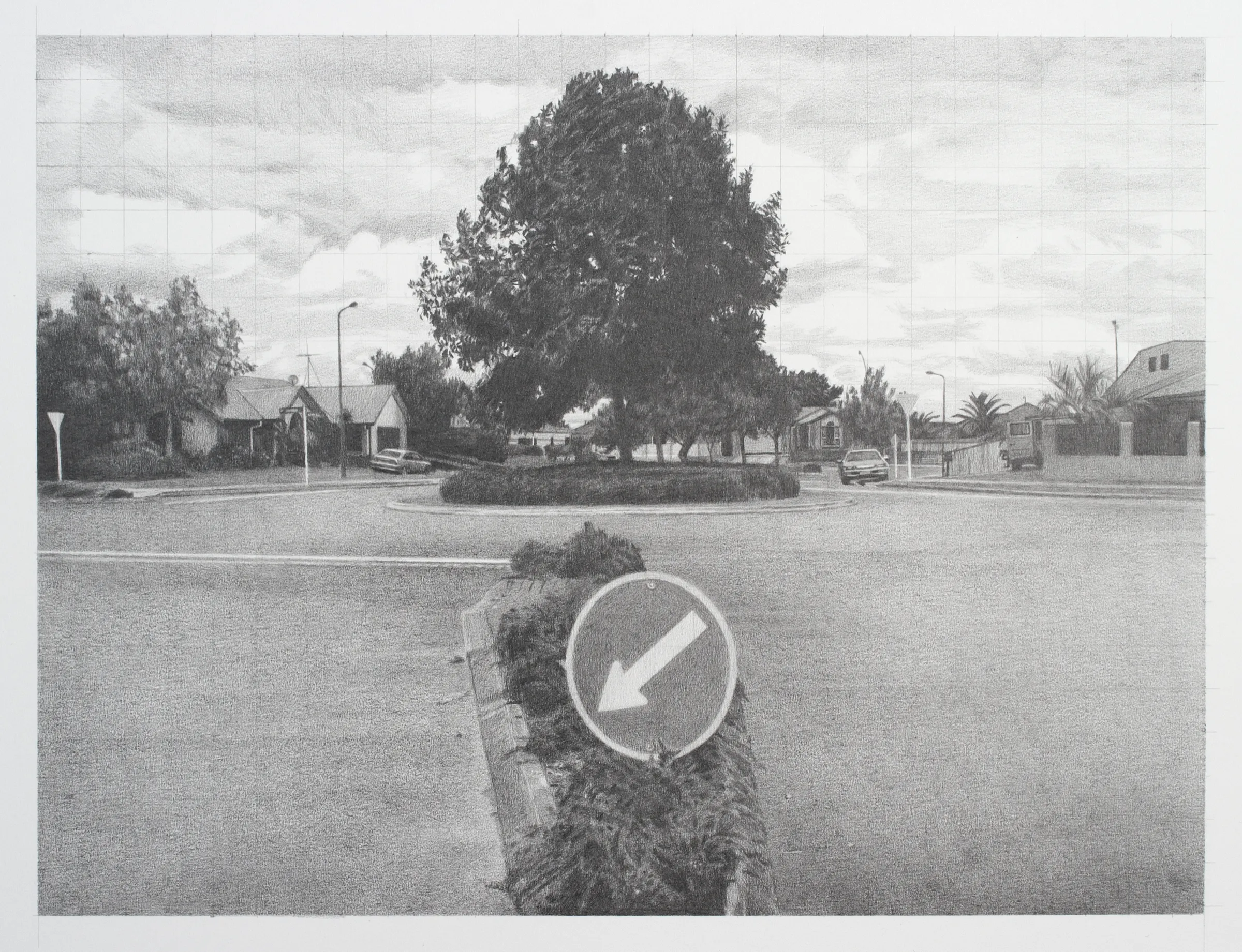 Island 6, 2012, graphite on Bristol board, 20 x 27cm 