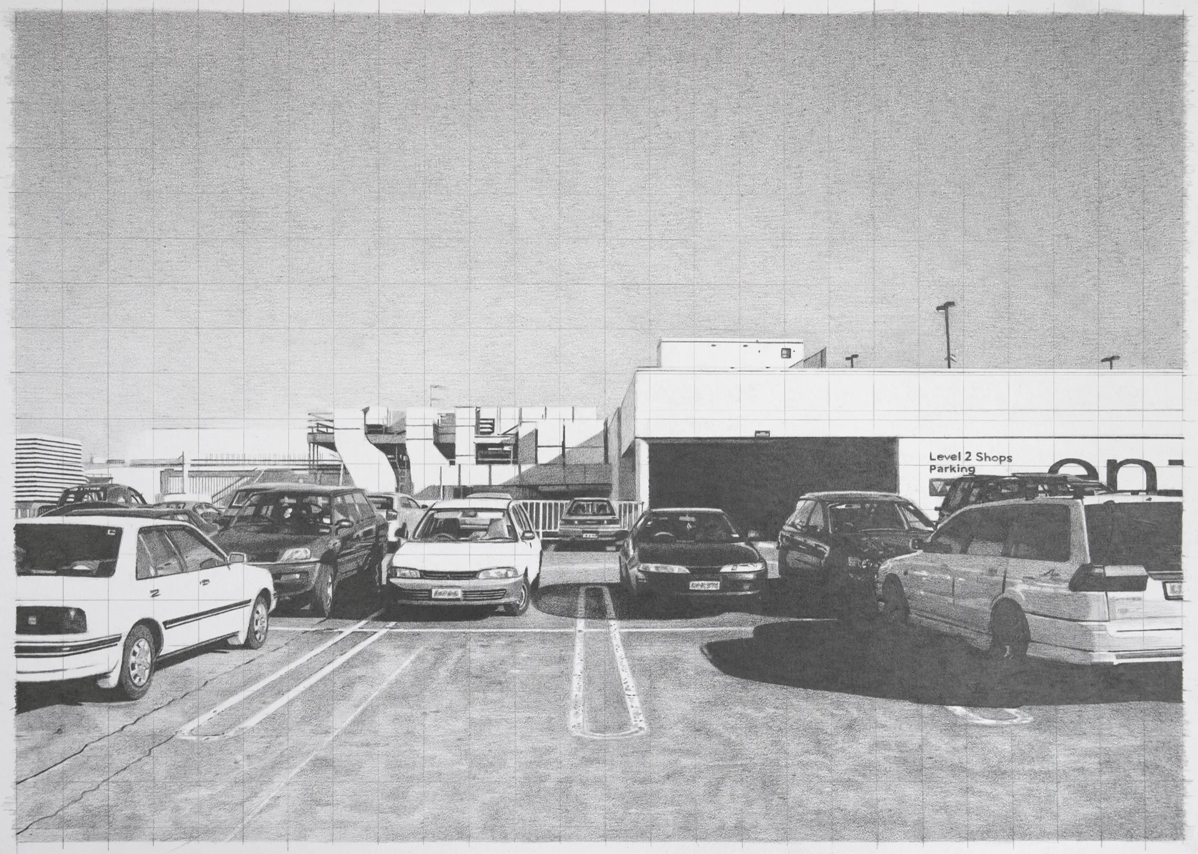  Sunny St Lukes, 2006, graphite on paper, 21 x 29.6cm 