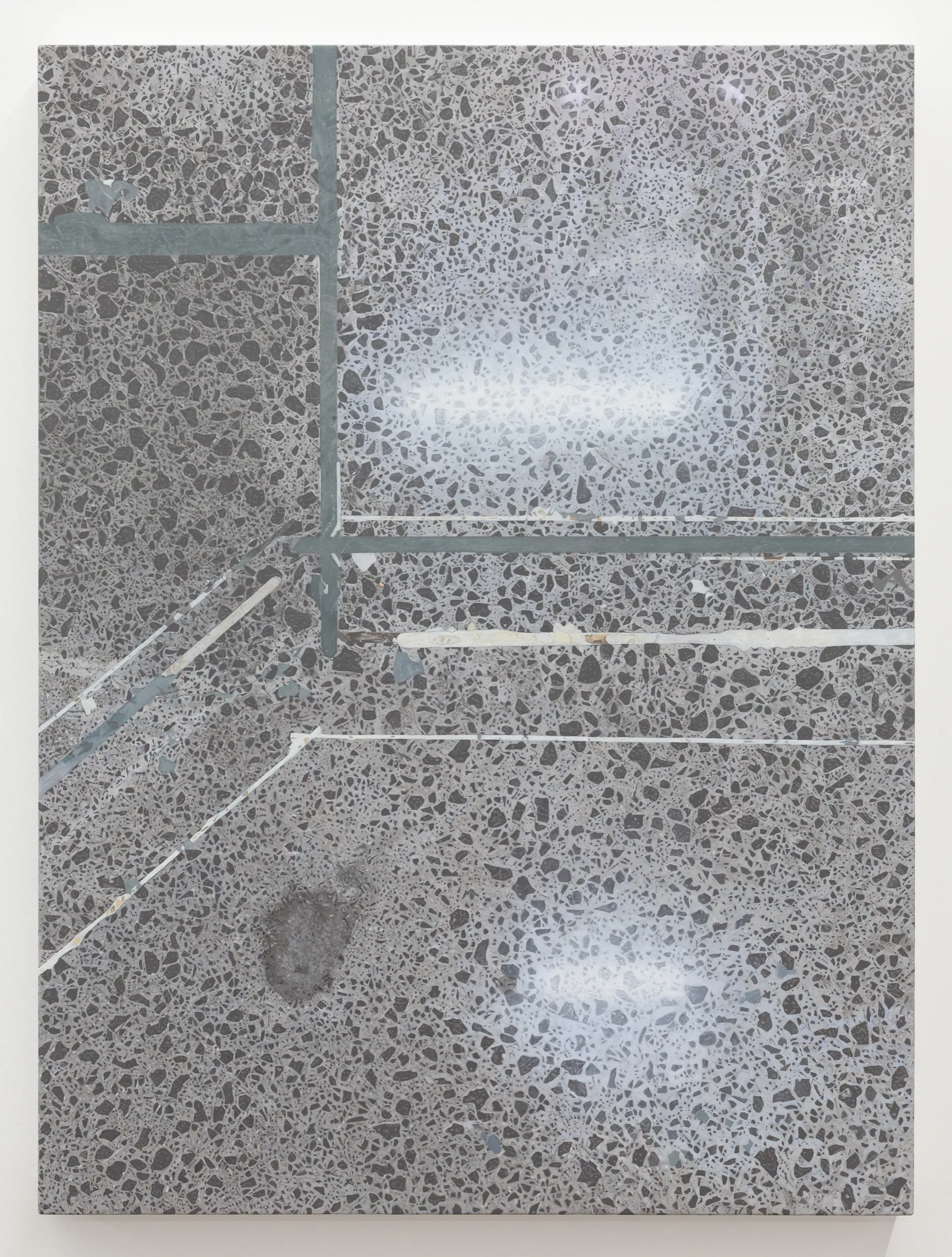  Concrete Floor 3, 2025, acrylic on board, 80 x 60cm 