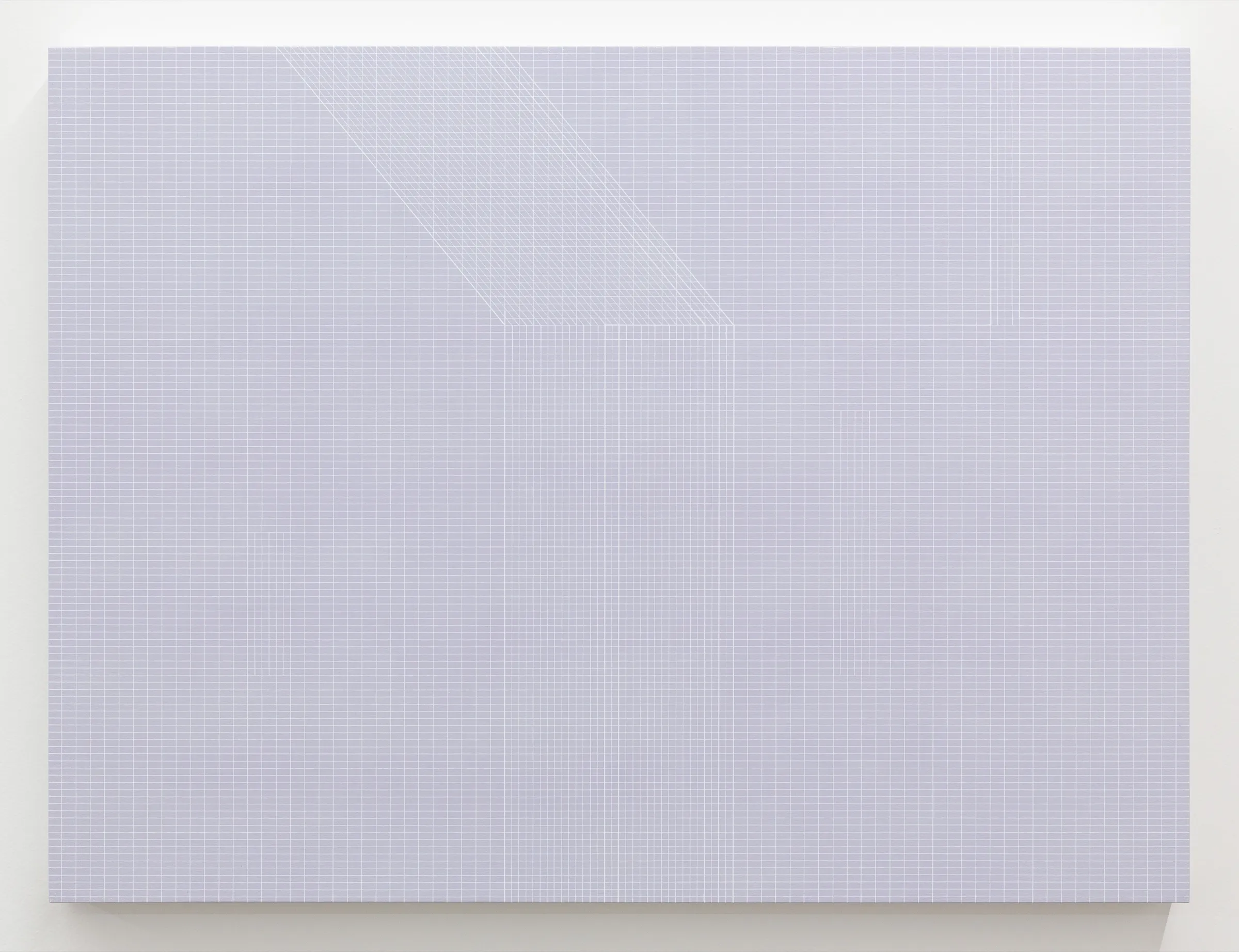 Grid (Concrete Floor 3), 2025, acrylic on board, 60 x 80cm 