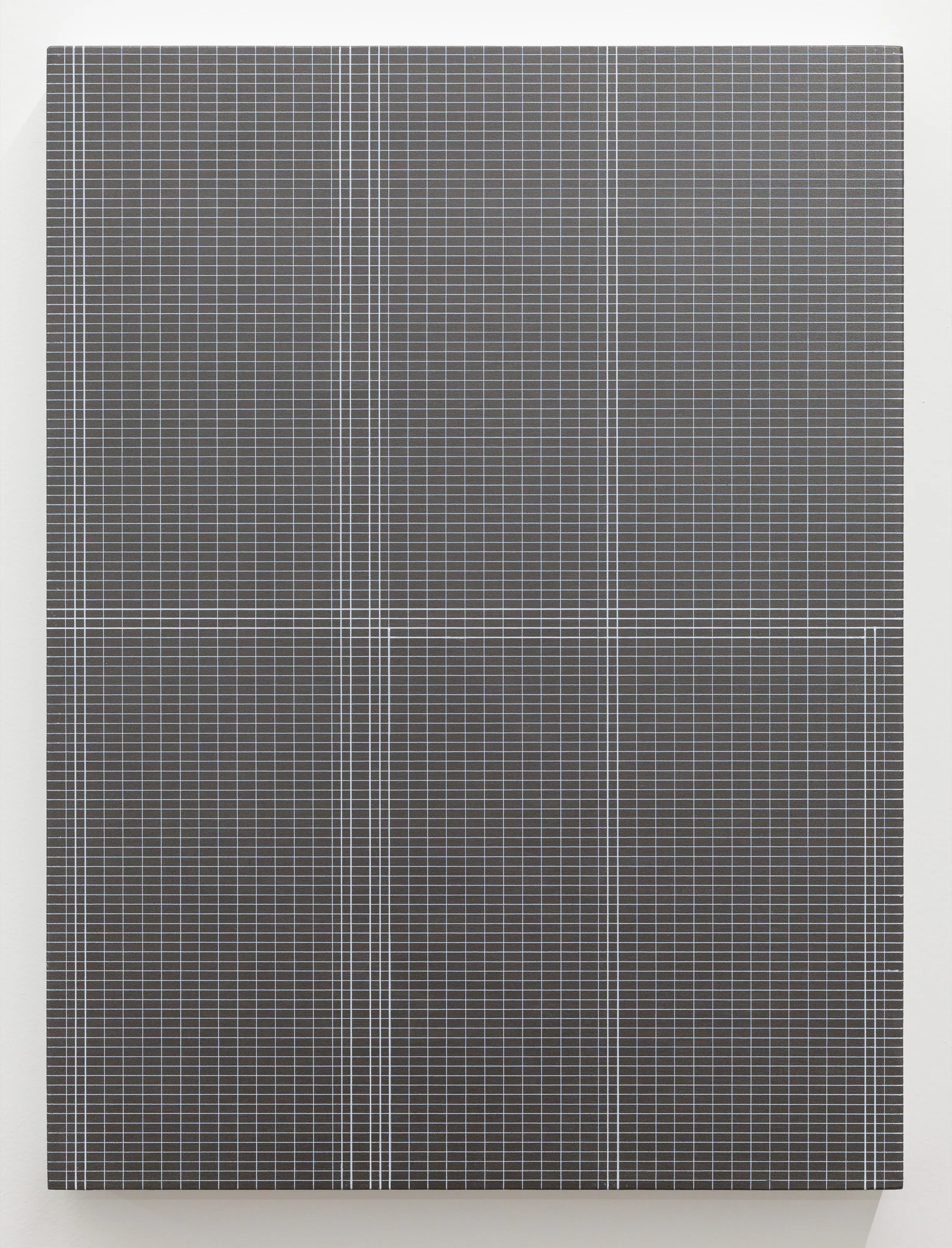  Grid (Concrete Floor 4), 2025, acrylic on board, 60 x 45cm 