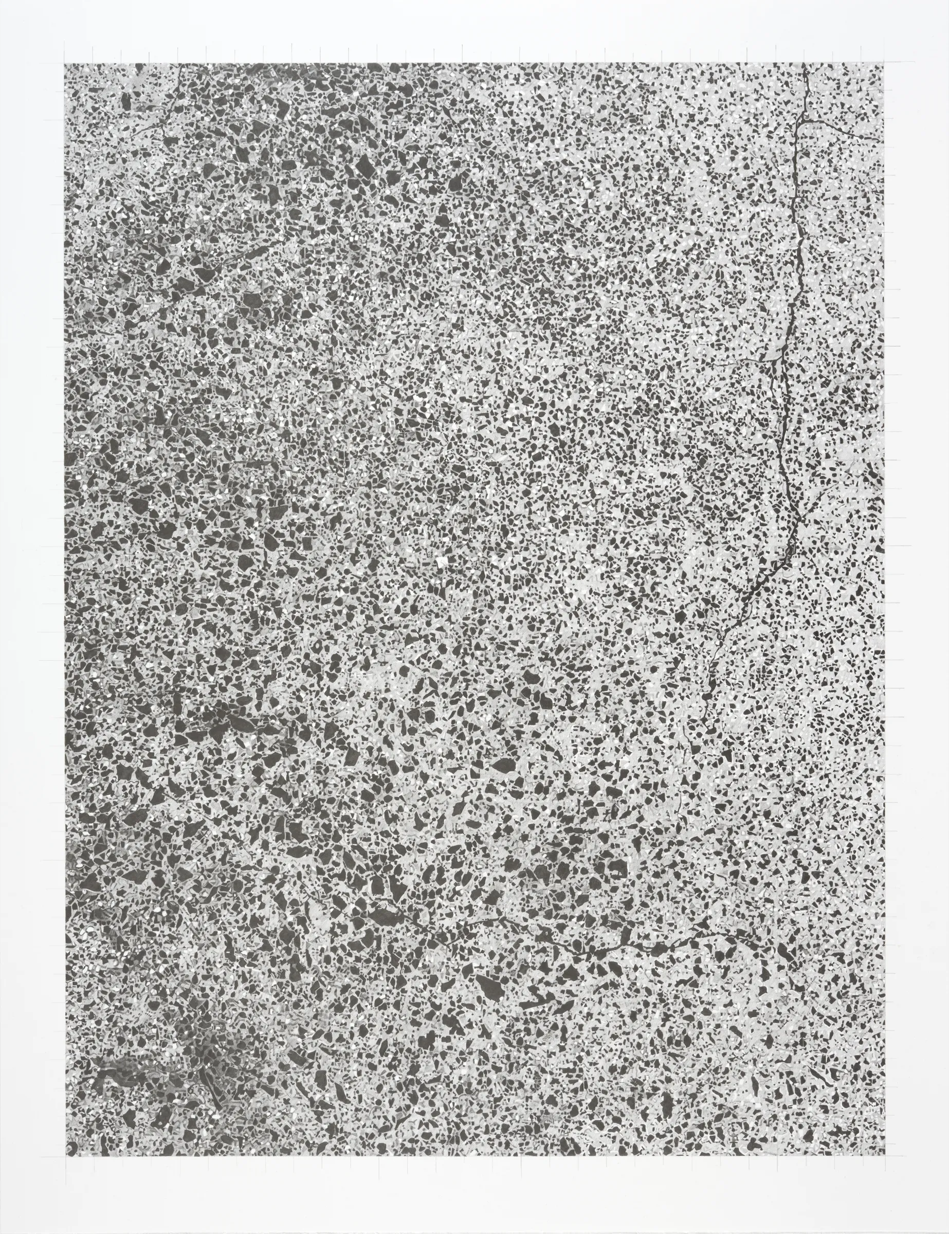  Concrete 2, 2021, graphite on Bristol board, 57.5 x 43cm 