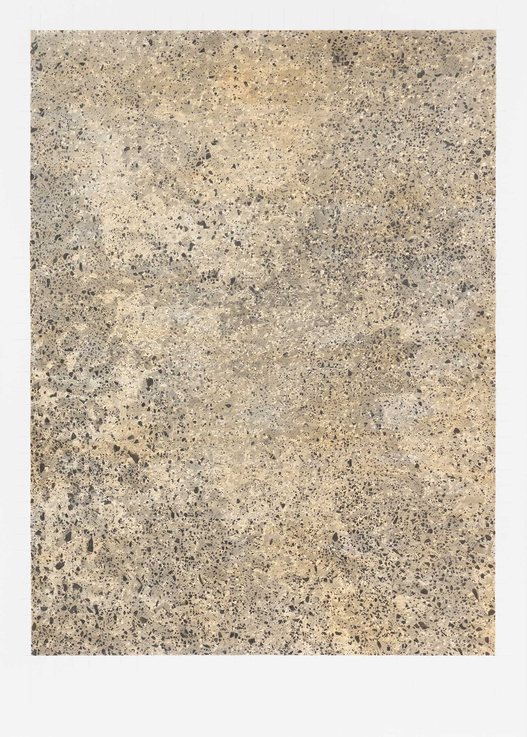  Concrete, 2020, graphite and acrylic on Bristol board, 38.3 x 28.5cm 