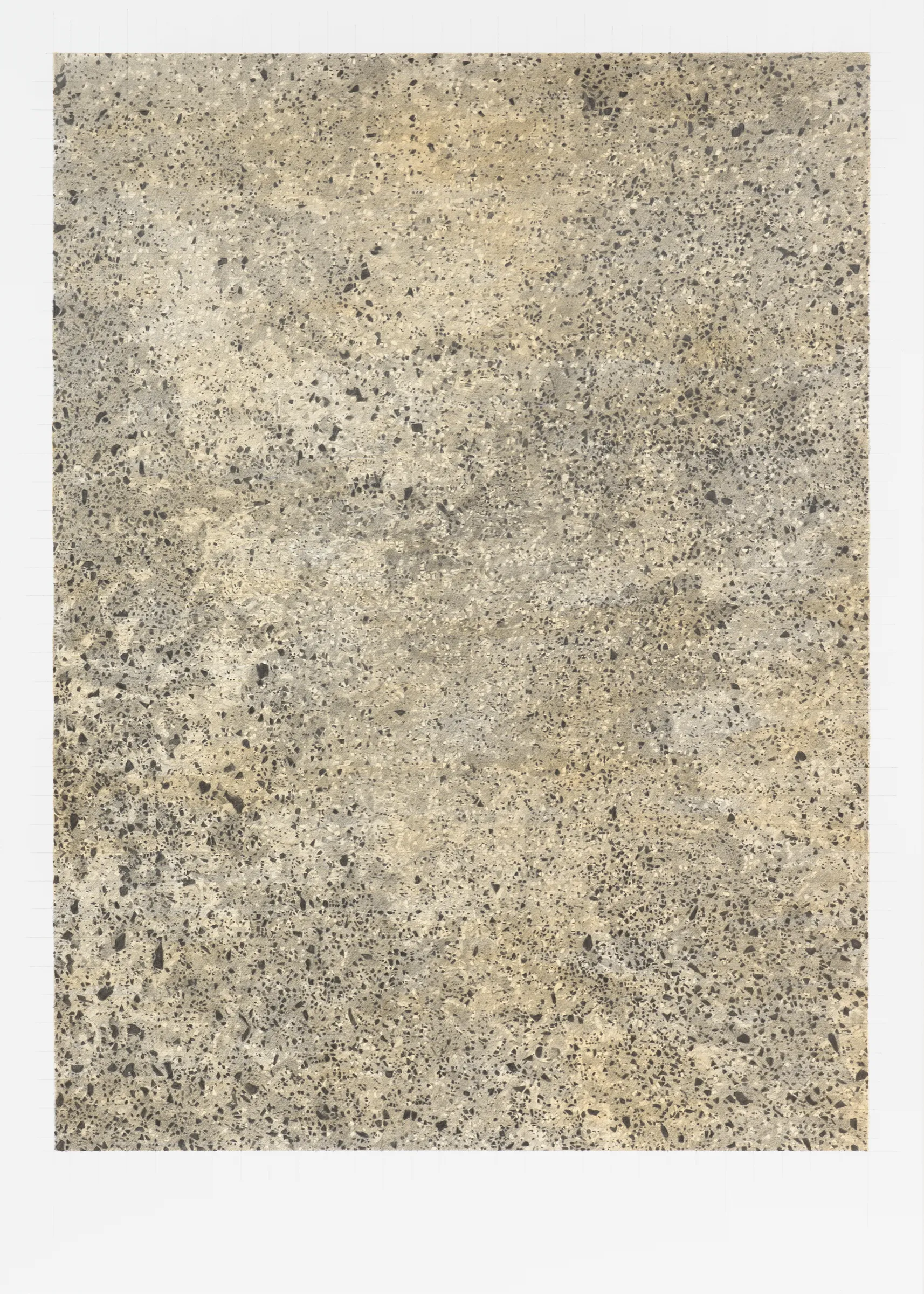  Concrete, 2020, graphite and acrylic on Bristol board, 38.3 x 28.5cm 
