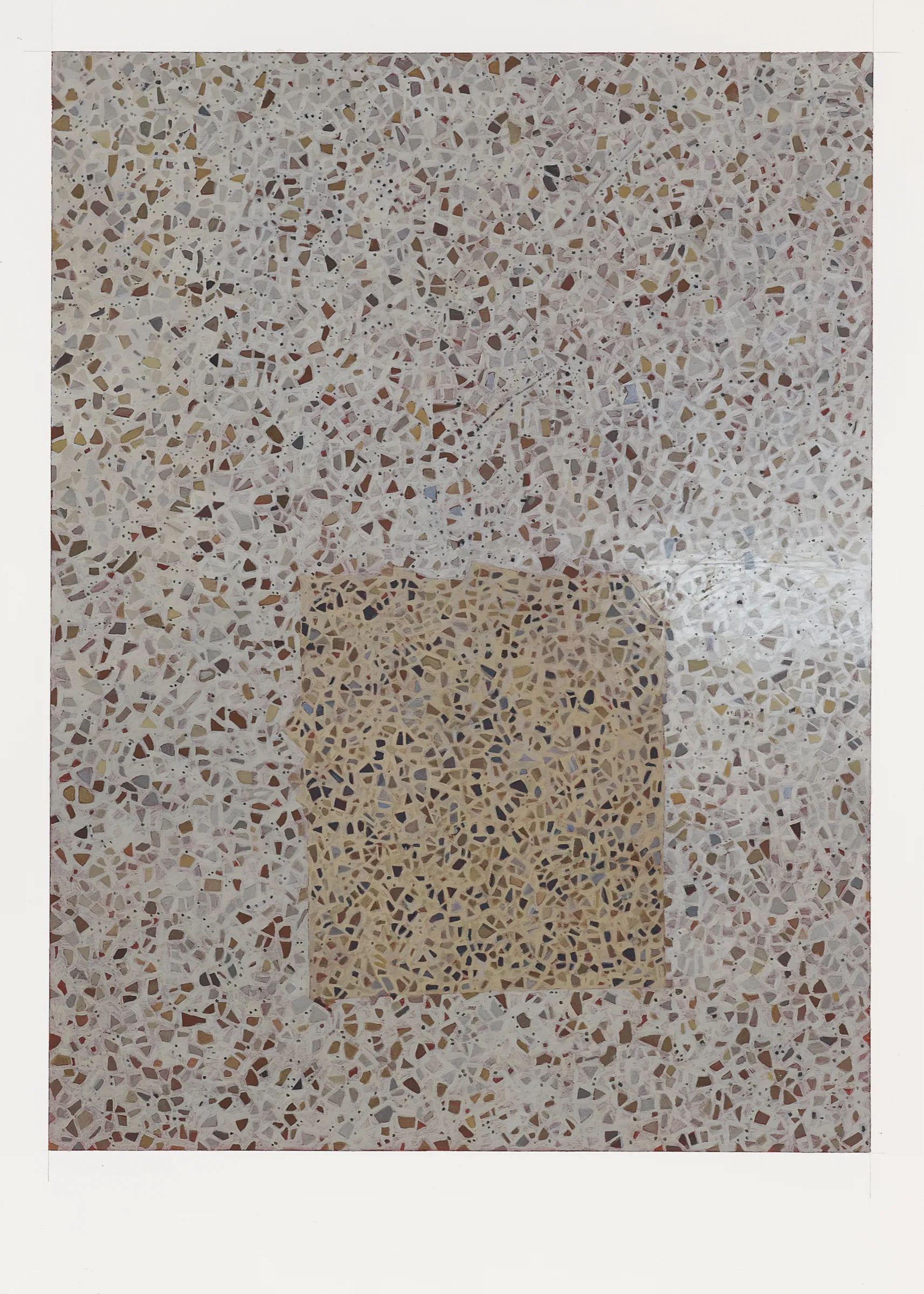  Floor 3, 2020, acrylic on bristol board, 38.3 x 28.5cm 