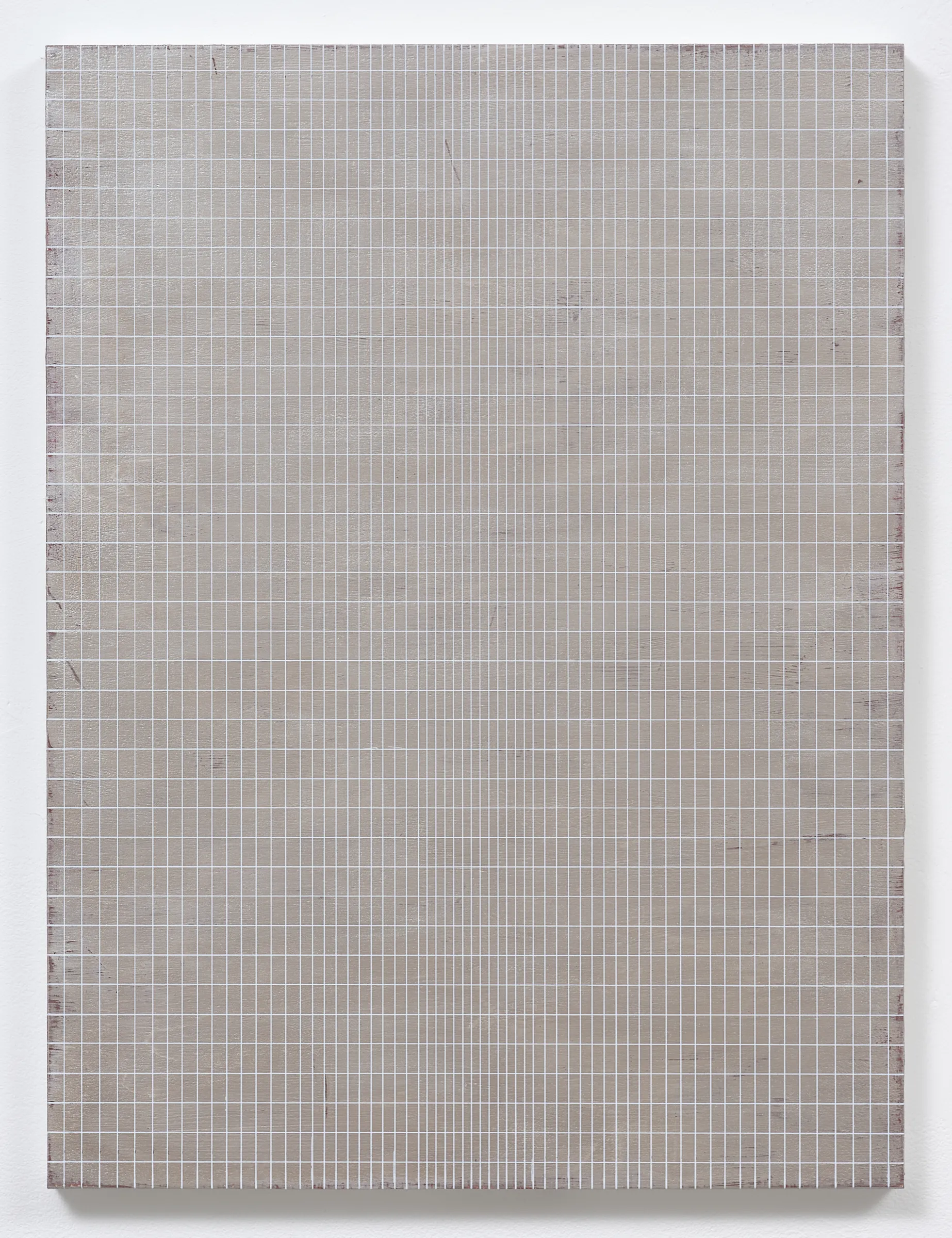 Grid 42, 2021, acrylic on board, 38.3 x 29cm 
