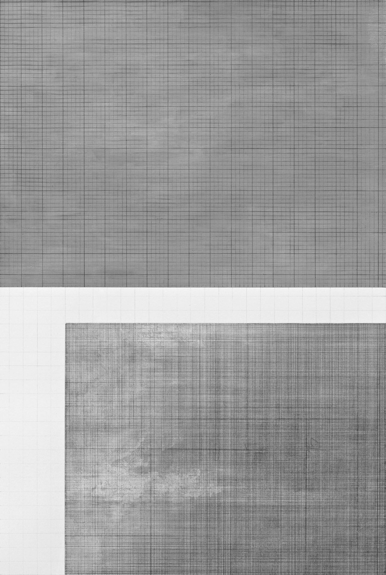  Grid 2, 2009, acrylic and graphite on bristol board, 410 x 276mm, private collection 