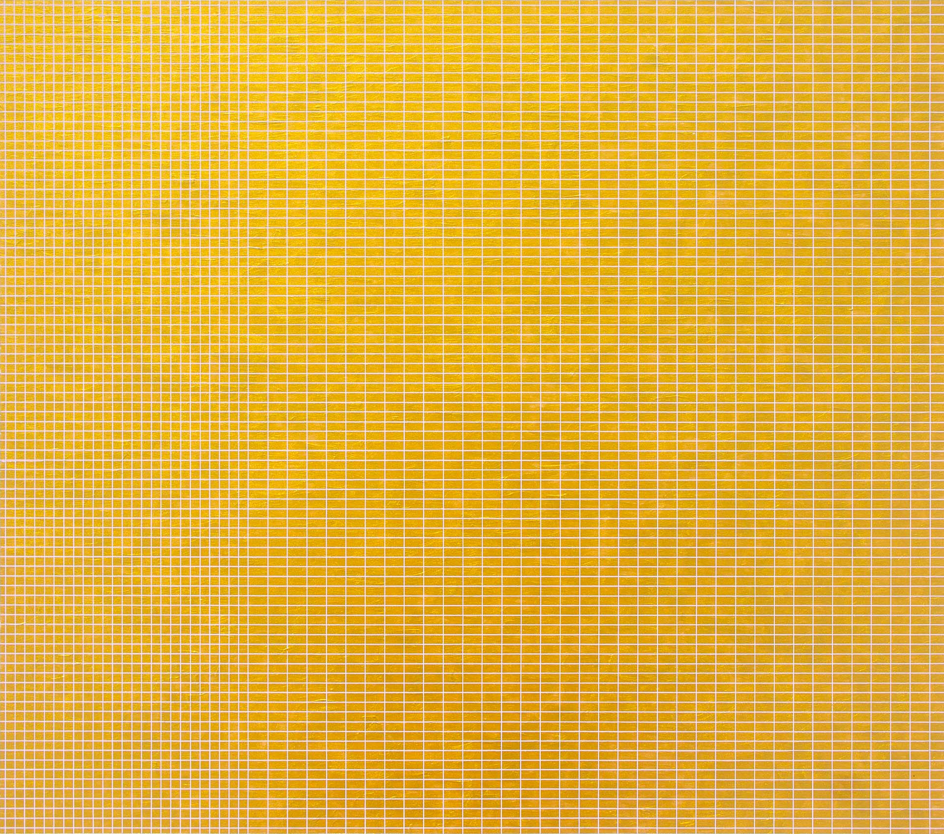 Gold Grid 2, 2018, acrylic on bristol board, 450 x 505mm