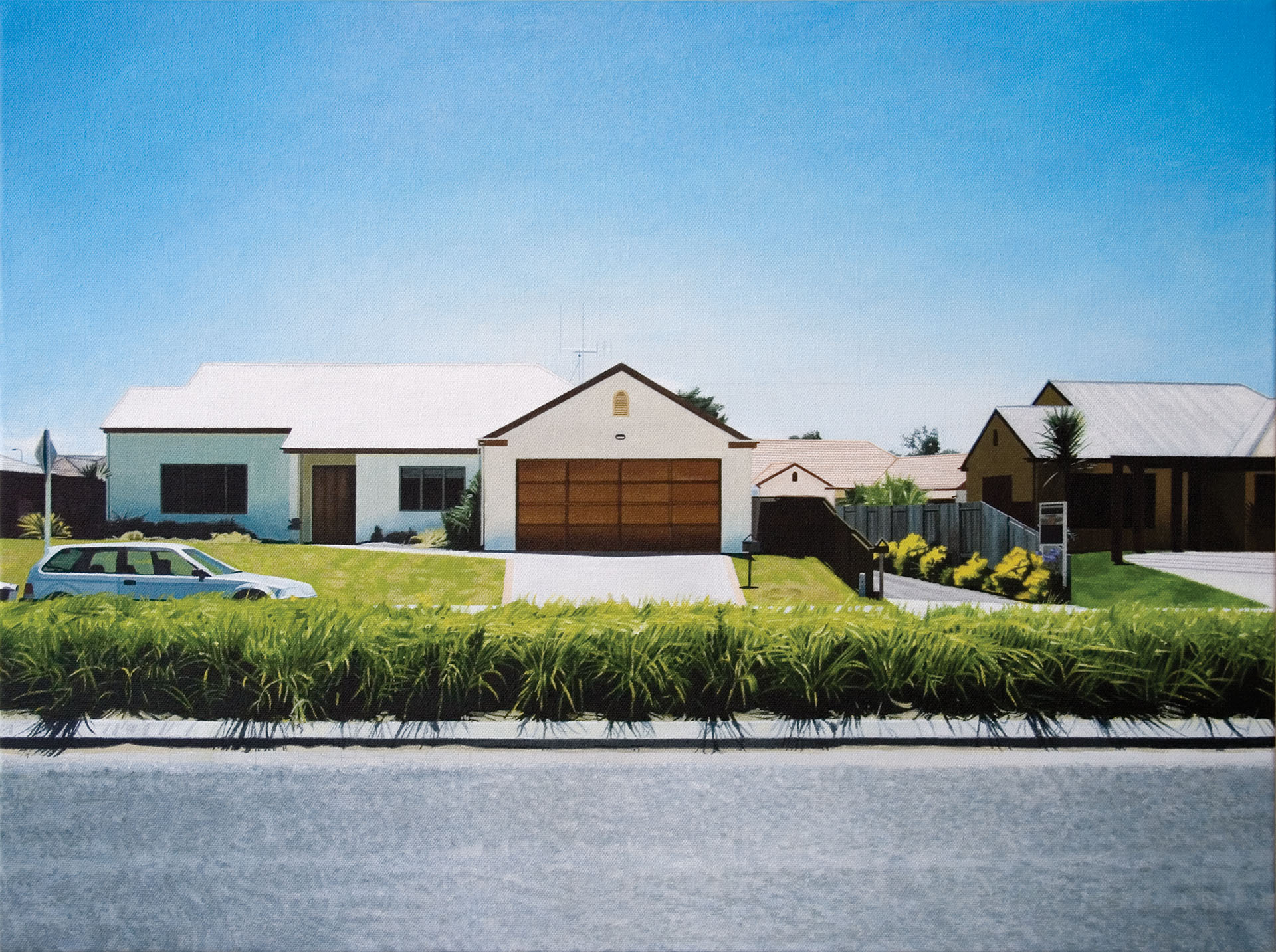  Another Sunny Day in Hamilton, 2005, acrylic on canvas, 450 x 600mm 